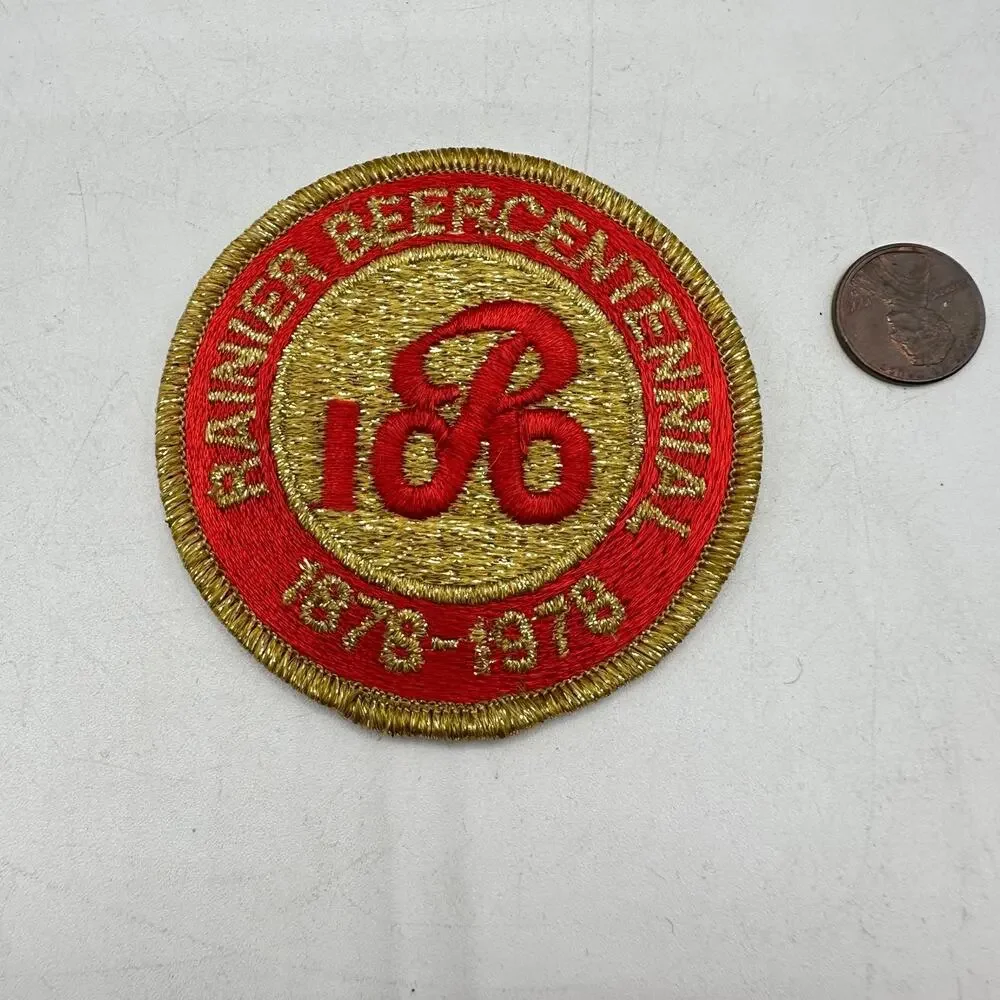 Vintage 1970s  Rainier Brewing Company  Patche
